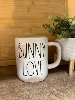White "Bunny Love" Rae Dunn Mug